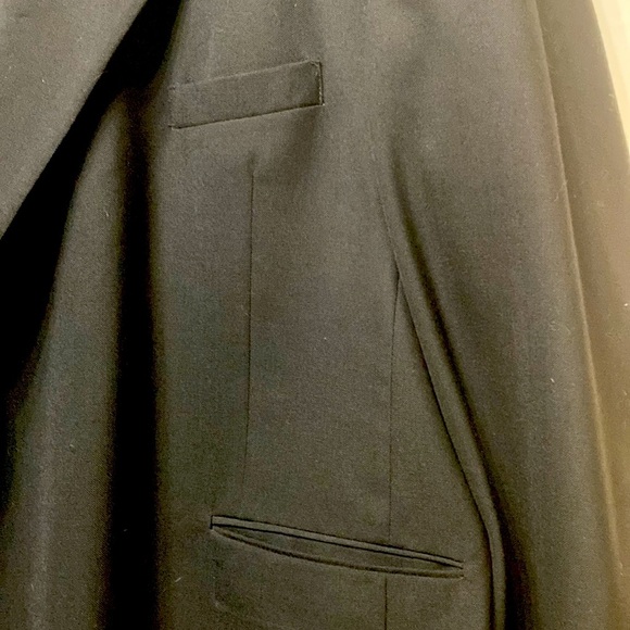 Varsity Hall Suit Blazer USA Lined 44 Black - Picture 10 of 10